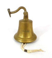 Brass Ship's Bell Marked 1888