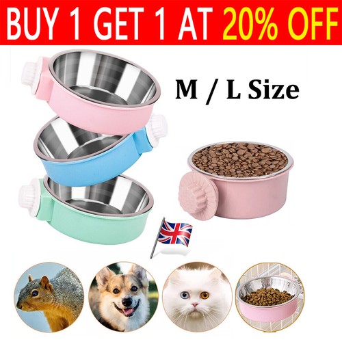 Pet dog cage bowl - cage,