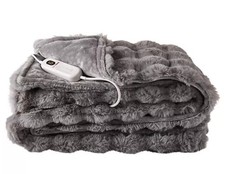 StaySnug Heated Throw Faux Fur