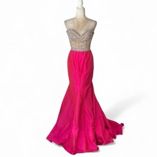 Sherri Hill Mesh Bodice