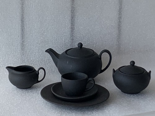 8pcs vintage wedgwood black - 8pcs,