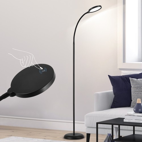 Floor lamp black - lamp, led