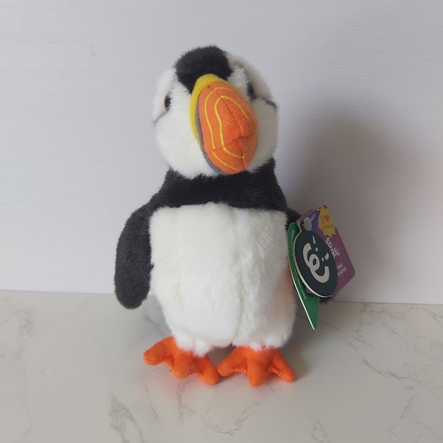 Living nature puffin plush - living,