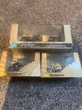 x 3 diecast military vehicles