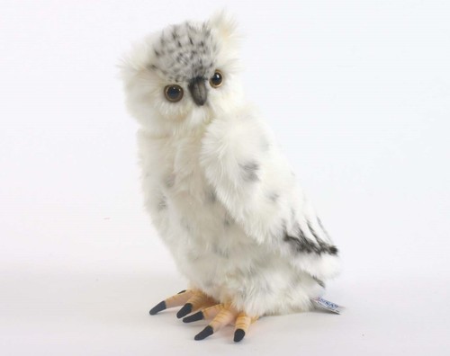 Hansa 3836 snowy owl poseable - owl,
