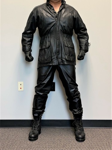 Deerskin quality leather suit - leather,