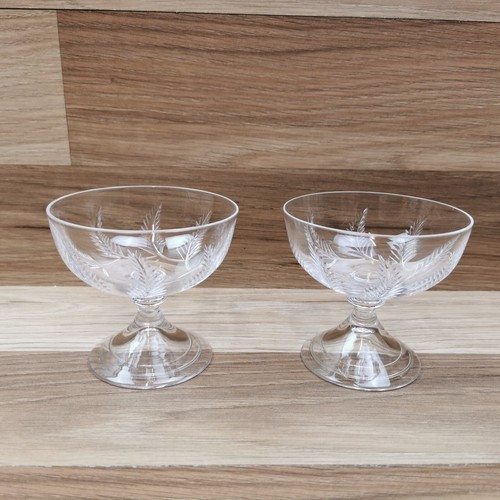 Pair stuart crystal glass - pair,