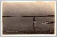 Postcard Navy Submarine Periscope Wake E Muller N Moser NY War SS-2 RPPC