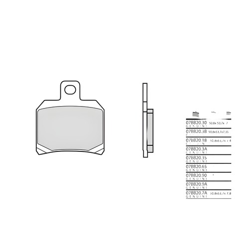 Brake pads brembo - brake, 07bb2065