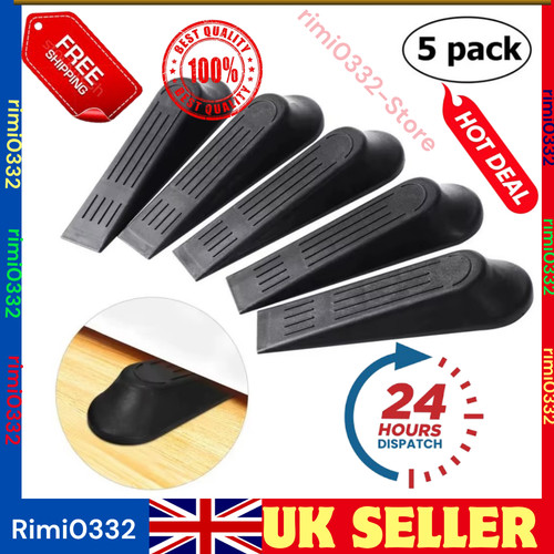 5pcs door stop wedge heavy - stop,