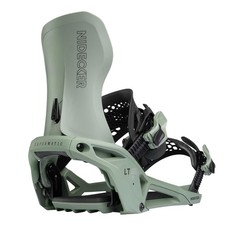 Nidecker LT Supermatic Snowboard Bindings Olive Step-In Unisex All-Mountain