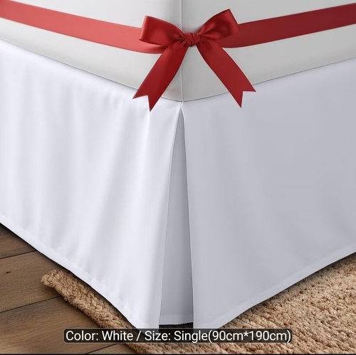 Plain white valance poly - valance,
