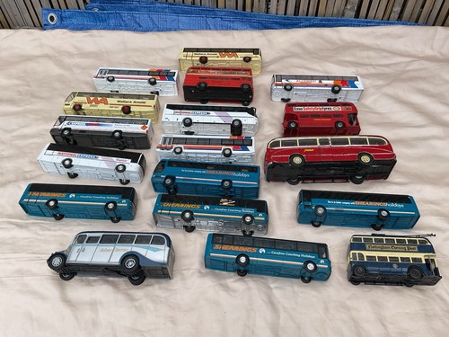 Joblot playworn diecast buses - joblot,