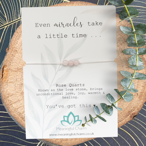 Miracles take time - take,