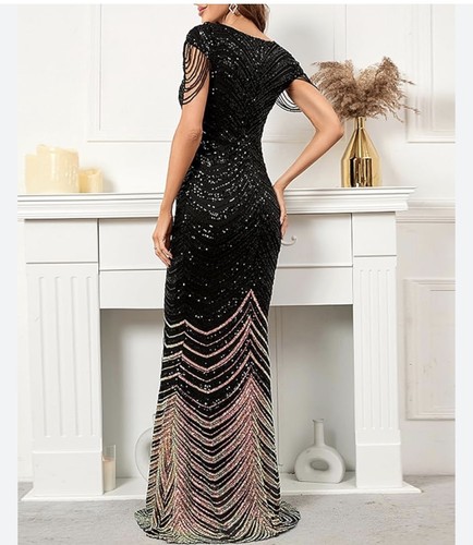 Green gold flapper sequin - gold,