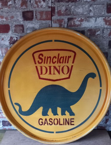 Upcycled oil drum lid - oil,