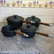 VINTAGE BLACK HEAVY CAST IRON