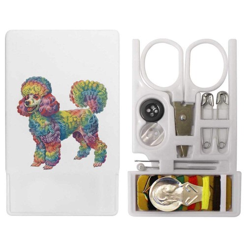 Rainbow poodle mini travel - poodle',