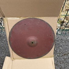 Free P&P. 18” Hayman Rivet Crash Cymbal Cracked. 4 Rivet Holes Sizzle Potential