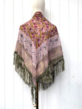 Dickens & Jones fringed shawl