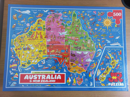 Puzzles picture map - map, of
