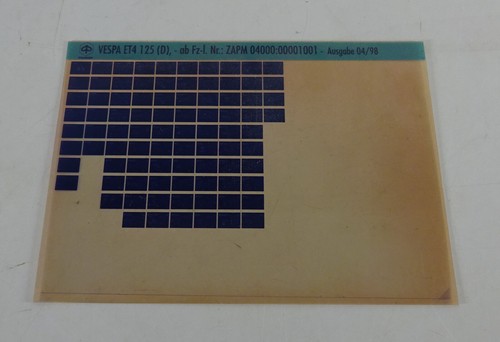Microfiche spare parts catalog - spare,