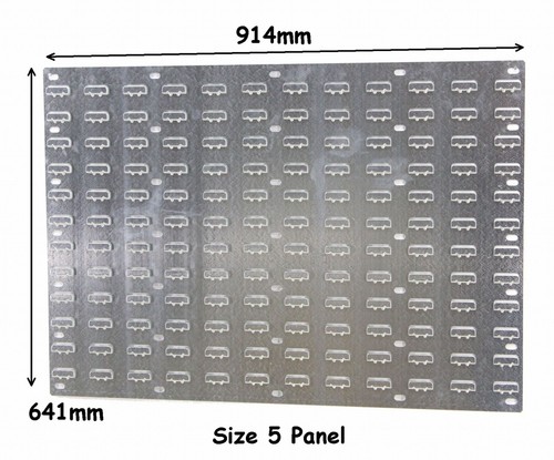 New steel louvre wall - new,