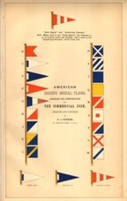USA MARINE SIGNAL FLAGS. For