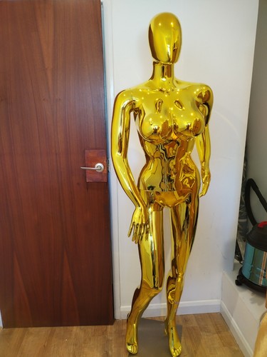 Gold luxury female mannequin - luxury,