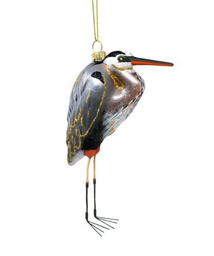 Great blue heron bird blown - blue,