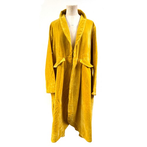 Crushed velvet duster coat - velvet,
