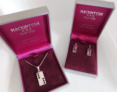 Solid silver 925 mackintosh - silver,