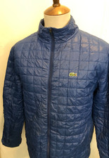 MEN'S LACOSTE PADDED JACKET SIZE XL BLUE
