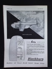 Original 1955 Advert Blackburn