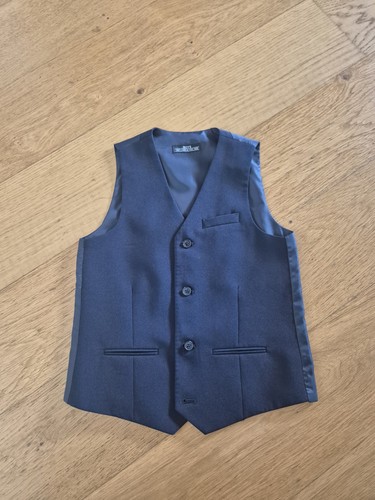 Boys matalan navy waistcoat - navy,