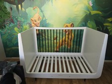 SnuzKot Skandi White Cot Bed