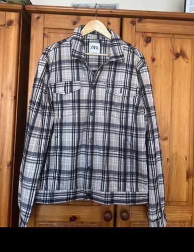 Zara men plaid button up - zara,