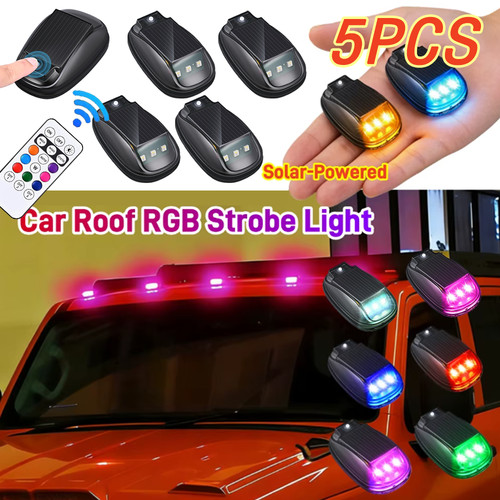 5pcs solar powered cab lights - 5pcs,