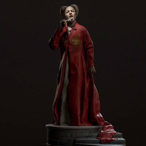 Dracula printed statue - dracula,