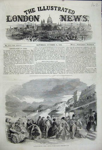 Original old antique - old, print
