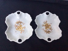 Limoges Vintage Pair Of Leaf