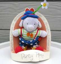 HUMPHREYS CORNER PARTY TIME CLOWN ELEPHANT 2005 GOLDEN BEAR SOFT TOY BOX RETIRED