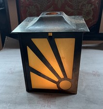 Vintage/Retro Art Deco “Sunset” Porch Hall Lantern, Circa 1930’s, H 18cm