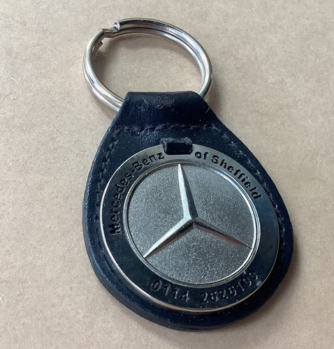Mercedes benz keyring leather - keyring,