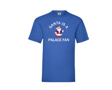 Santa is a Palace fan Crystal palace Fan T-shirt