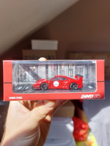 Inno64 ferrari f40 lbwk - lbwk, red