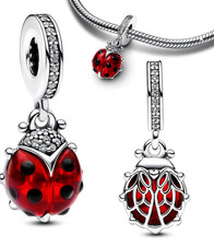 Red Ladybird S925 Sterling