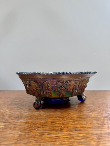 Fenton blue carnival glass - fenton,