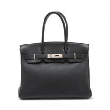 Hermès Birkin 30 Le Tournay Togo Black Silver Metal Fittings □E: 2001