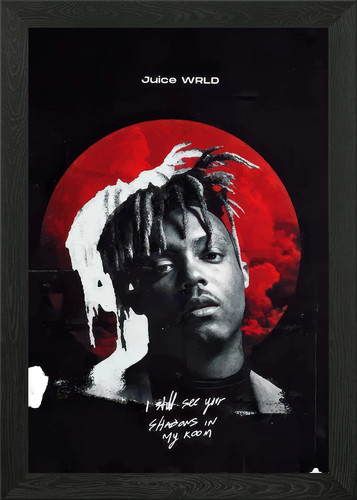 Juice wrld poster framed wall - juice,